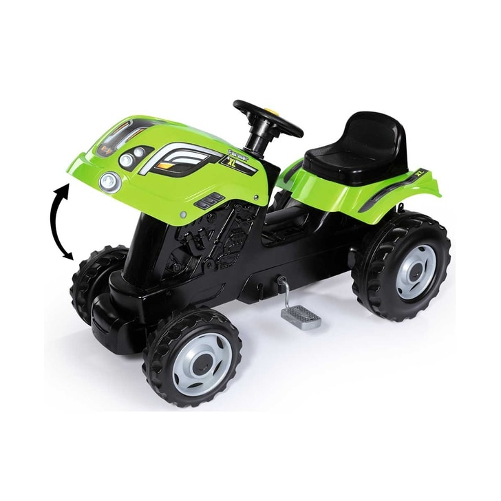 Tractor cu pedale si remorca Smoby Farmer XL verde