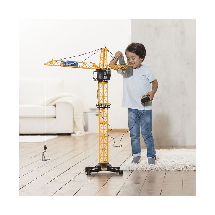 Jucarie Dickie Toys Macara Giant Crane cu telecomanda