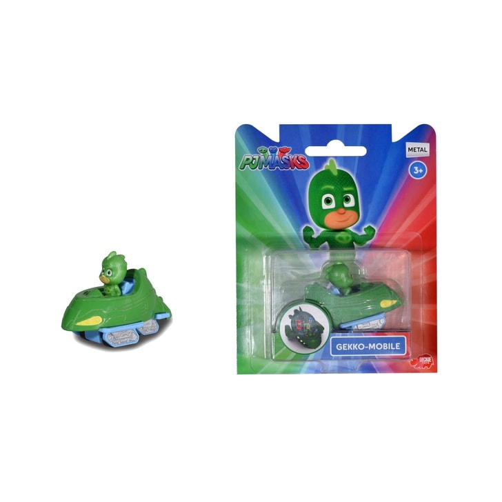 Masina Dickie Toys Eroi in Pijama Gekko-Mobile cu figurina