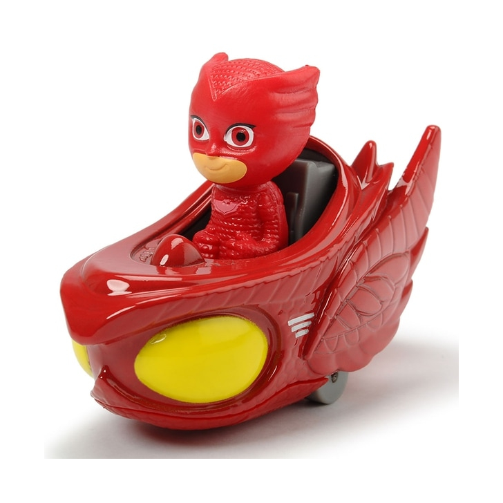 Masina Dickie Toys Eroi in Pijama Owl-Glider cu figurina