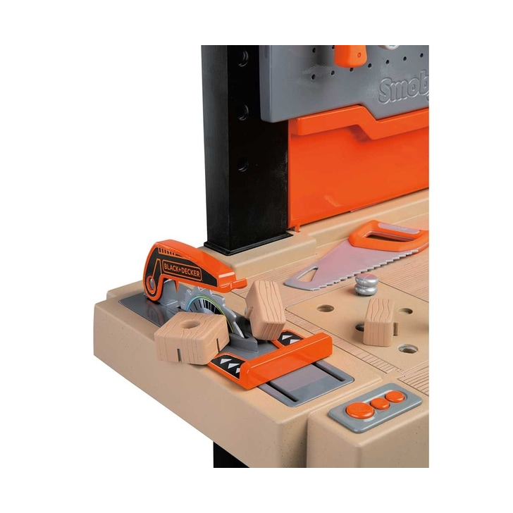 Atelier Smoby Black & Decker Bricolo Ultimate cu accesorii