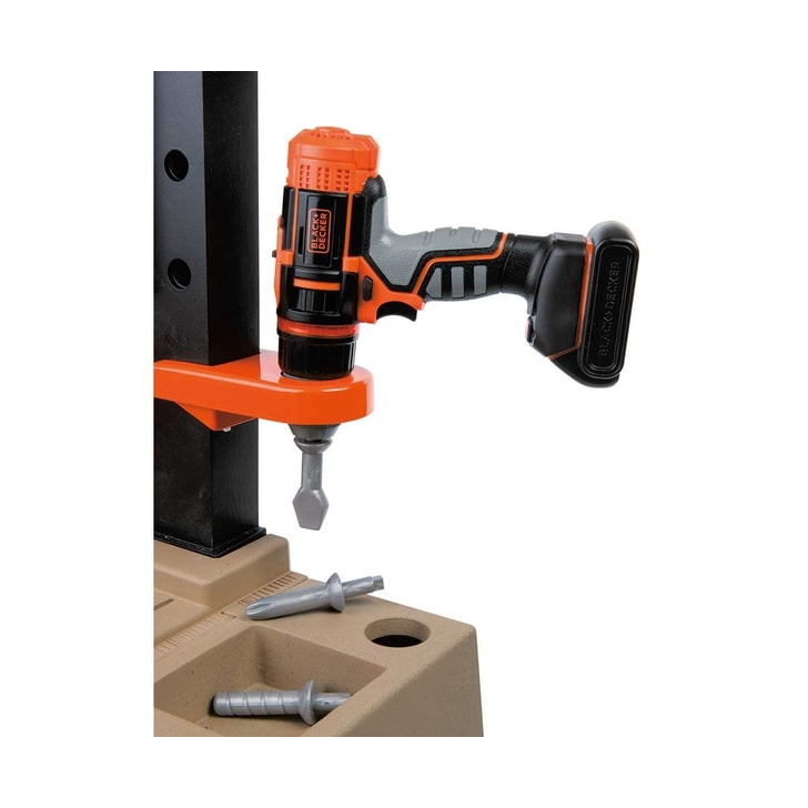 Atelier Smoby Black & Decker Bricolo Ultimate cu accesorii