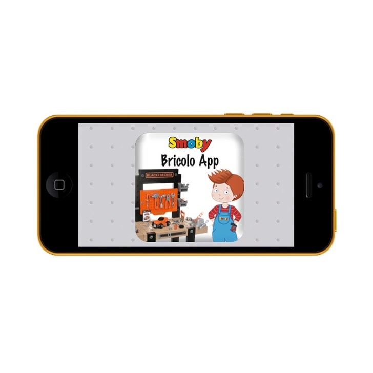 Atelier Smoby Black & Decker Bricolo Ultimate cu accesorii