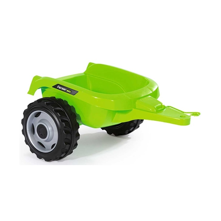 Tractor cu pedale si remorca Smoby Farmer Max verde