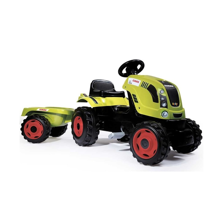 Tractor cu pedale si remorca Smoby Claas Farmer XL