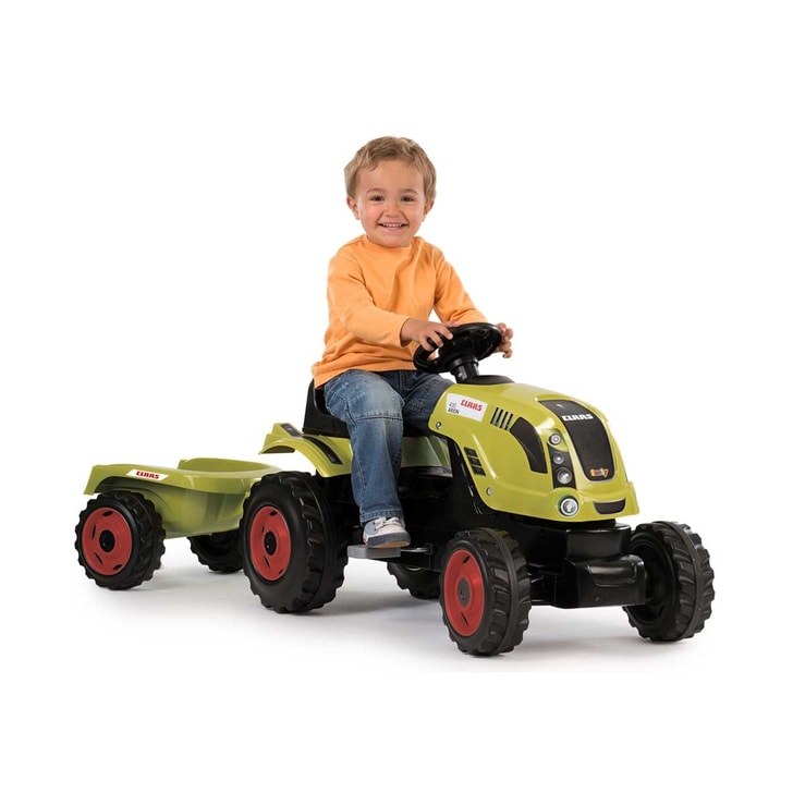 Tractor cu pedale si remorca Smoby Claas Farmer XL