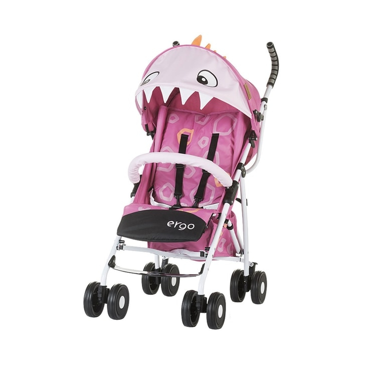 Carucior sport Chipolino Ergo pink baby dragon