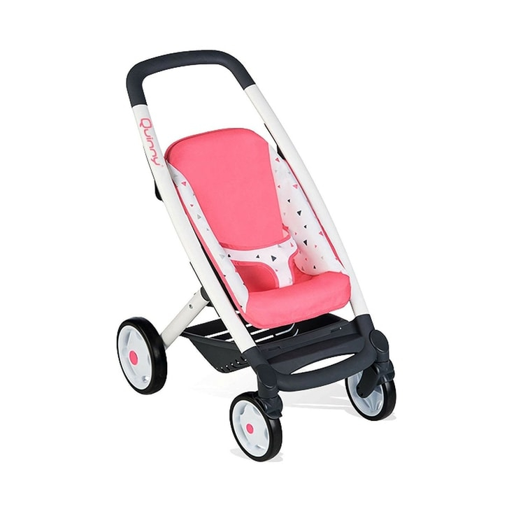Carucior pentru papusi Smoby Quinny Combi 3 in 1 roz