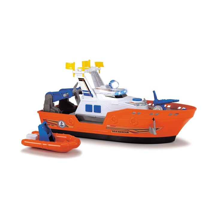 Barca de salvare Dickie Toys Harbour Rescue DT-37 cu accesorii