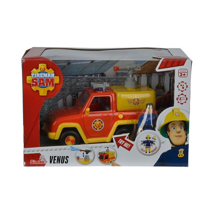 Masina de pompieri Simba Fireman Sam Venus cu figurina si accesorii