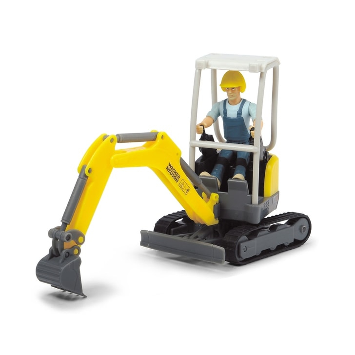 Excavator Dickie Toys Playlife Excavator Set cu figurina si accesorii