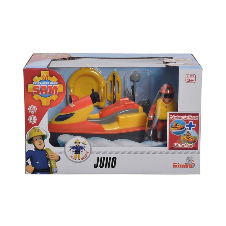 Jet Sky Simba Fireman Sam Juno cu figurina si accesorii