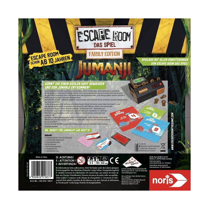 Joc Noris Escape Room Jumanji