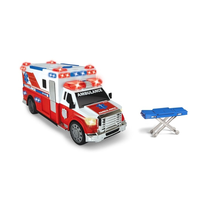 Masina ambulanta Dickie Toys Ambulance DT-375 cu accesorii