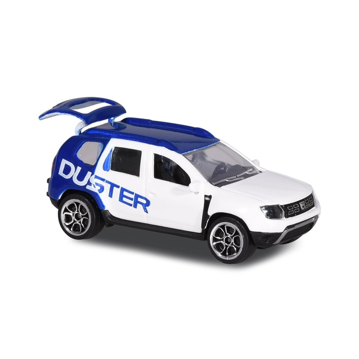 Masina Majorette Dacia Duster alb cu albastru