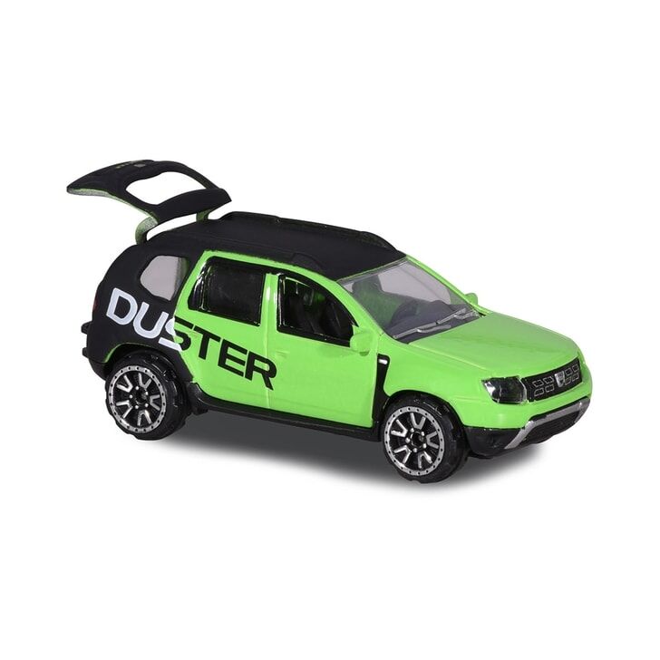 Masina Majorette Dacia Duster negru cu verde