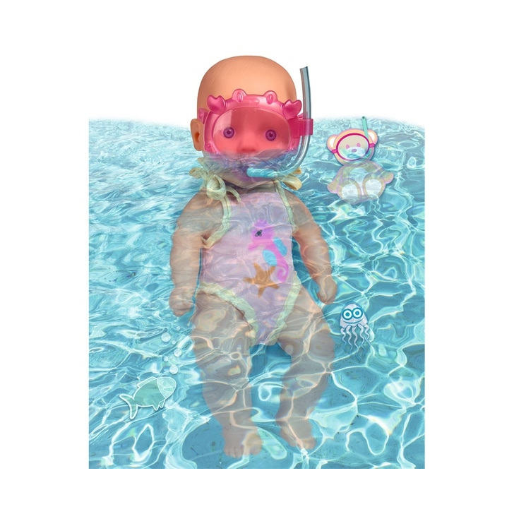 Papusa Simba New Born Baby Bathdoll 30 cm
