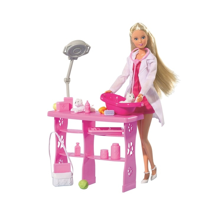 Papusa Simba Steffi Love Animal Doctor 29 cm cu accesorii