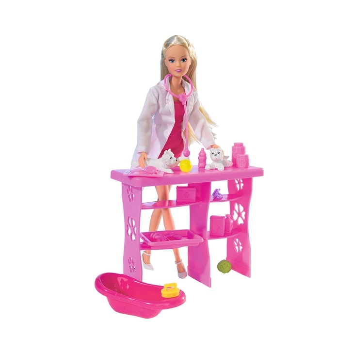Papusa Simba Steffi Love Animal Doctor 29 cm cu accesorii