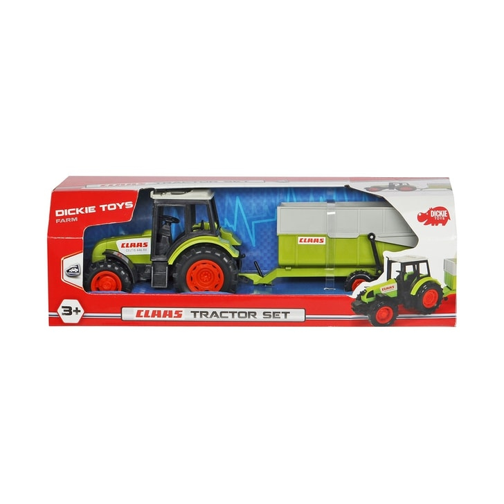 Tractor Dickie Toys Class Celtis 446 RX cu remorca