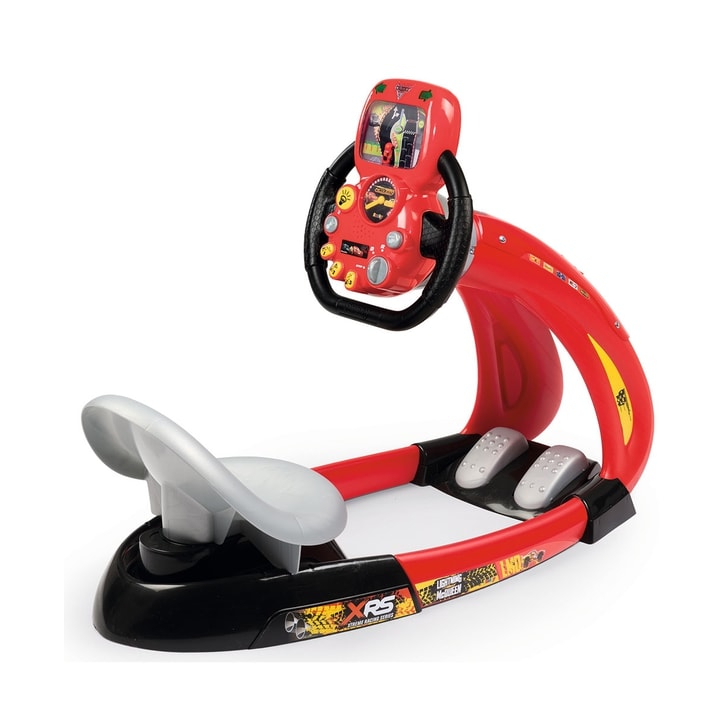 Simulator auto Smoby Cars 3 V8 Driver cu suport pentru telefon
