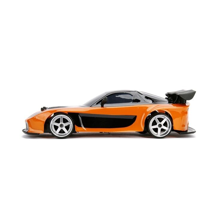 Masina Jada Toys Fast and Furious Mazda RX-7 Drift cu anvelope si telecomanda
