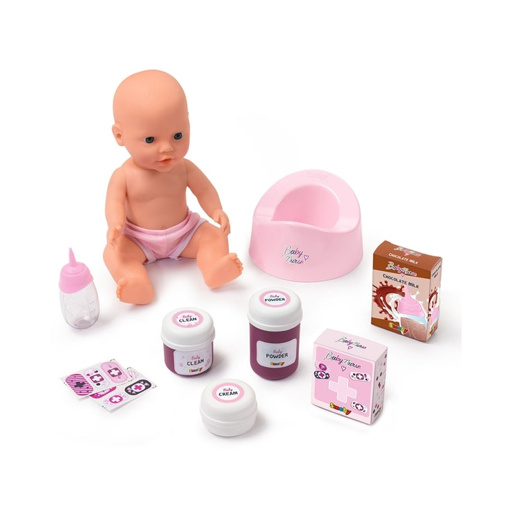 Patut Co-Sleeper pentru papusi Smoby Baby Nurse 2 in 1