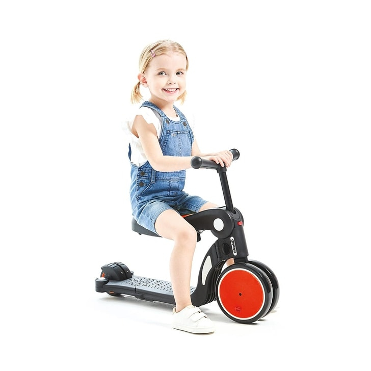 Bicicleta, tricicleta si trotineta pentru copii Chipolino All Ride 4 in 1 red
