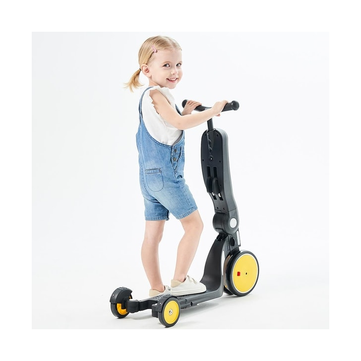 Bicicleta, tricicleta si trotineta pentru copii Chipolino All Ride 4 in 1 yellow