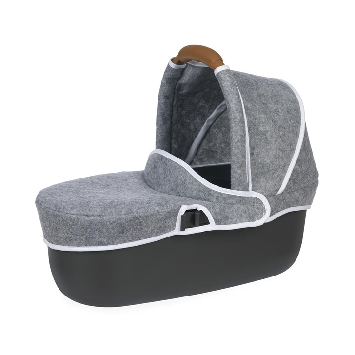 Carucior pentru papusi Smoby Quinny Combi 3 in 1 gri