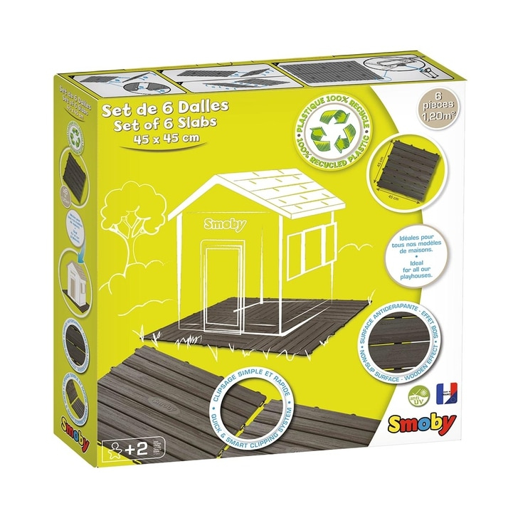 Set Smoby Podea casuta 45x45 cm 6 buc