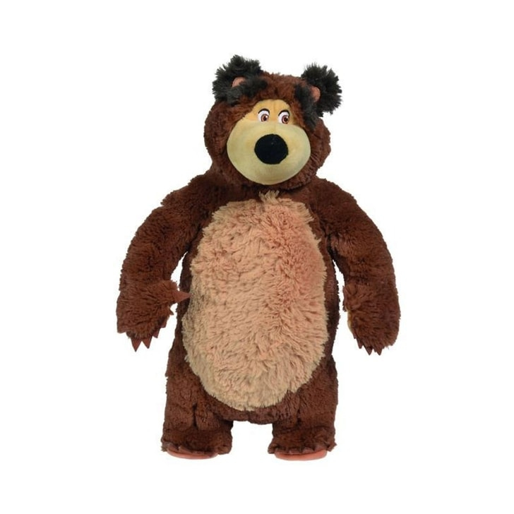 Jucarie de plus Simba Masha and the Bear, Bean Bag Bear 40 cm