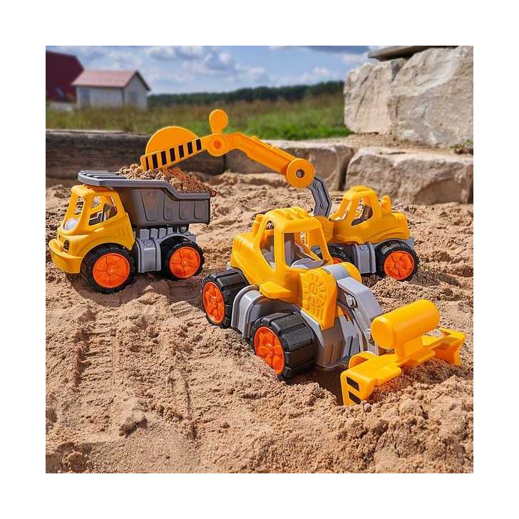 Excavator Big Power Worker Digger