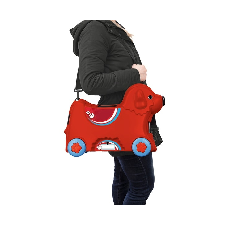 Masinuta de impins tip valiza Big Bobby Trolley red