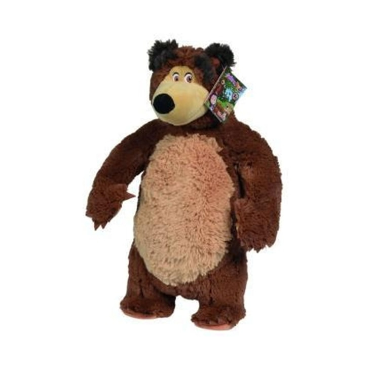 Jucarie de plus Simba Masha and the Bear, Bean Bag Bear 40 cm
