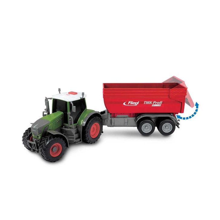 Tractor Dickie Toys Fendt 939 Vario cu remorca 41 cm