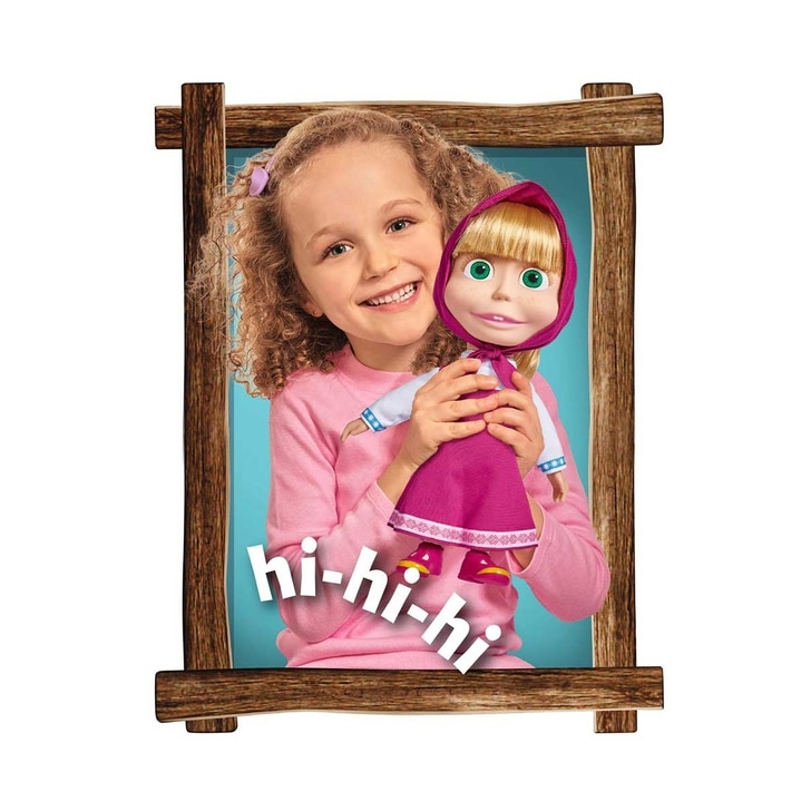 Papusa Simba Masha and the Bear, Masha Shake & Sound 30 cm