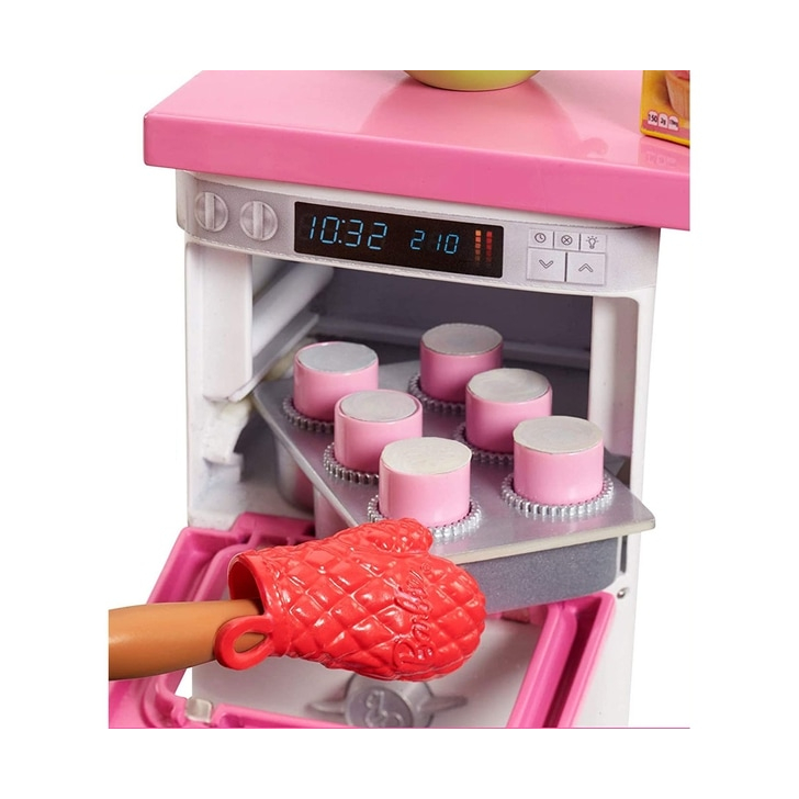 Set Barbie by Mattel I can be Papusa cu bucatarie FHP57