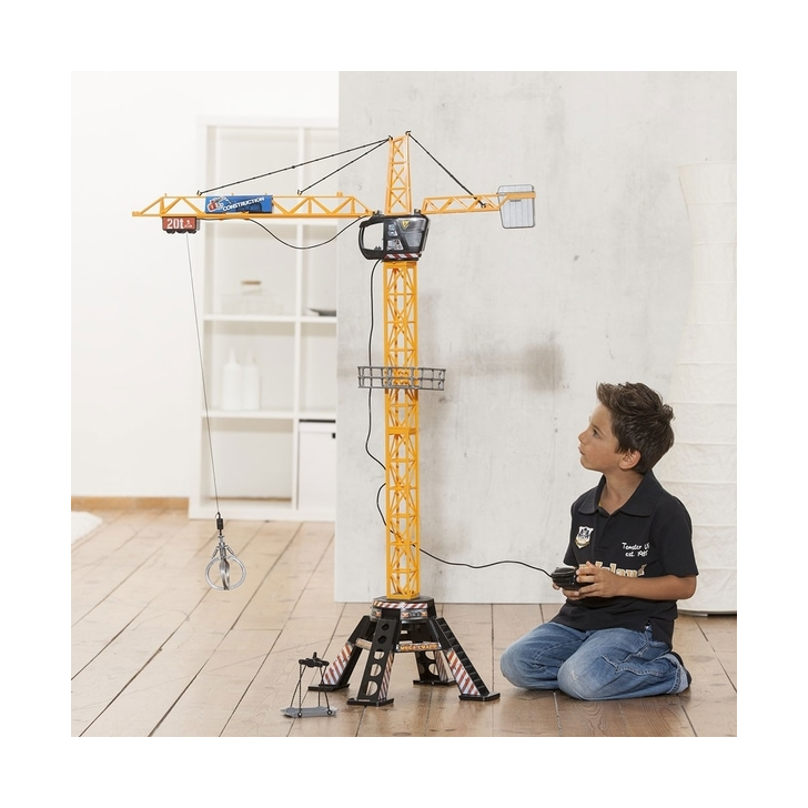 Jucarie Dickie Toys Macara Mega Crane 120 cm cu telecomanda