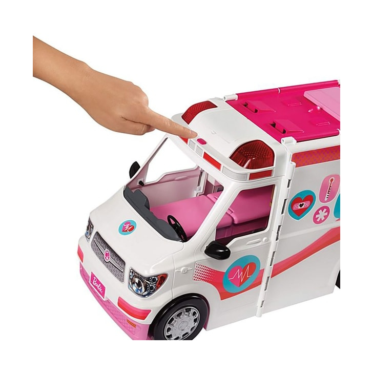 Masina ambulanta Barbie by Mattel I can be Clinica mobila 2 in 1
