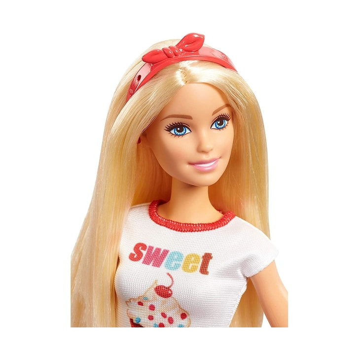 Set Barbie by Mattel I can be Papusa cu bucatarie FHP57
