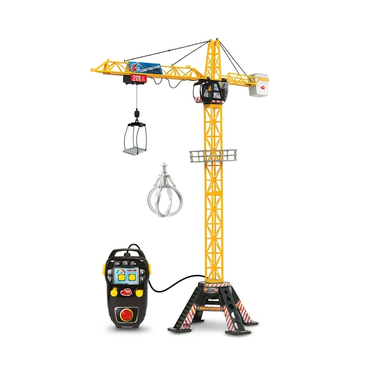 Jucarie Dickie Toys Macara Mega Crane 120 cm cu telecomanda