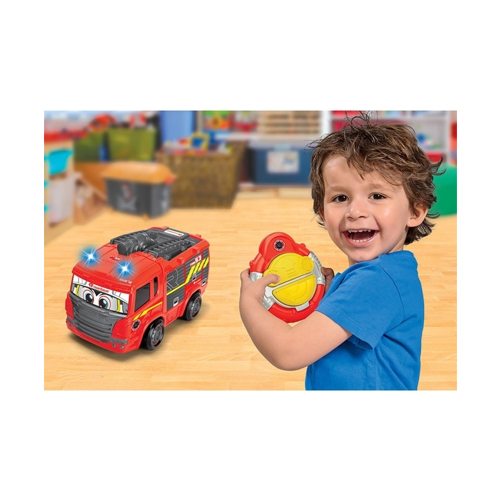 Masina de pompieri Dickie Toys Happy Fire Truck cu telecomanda