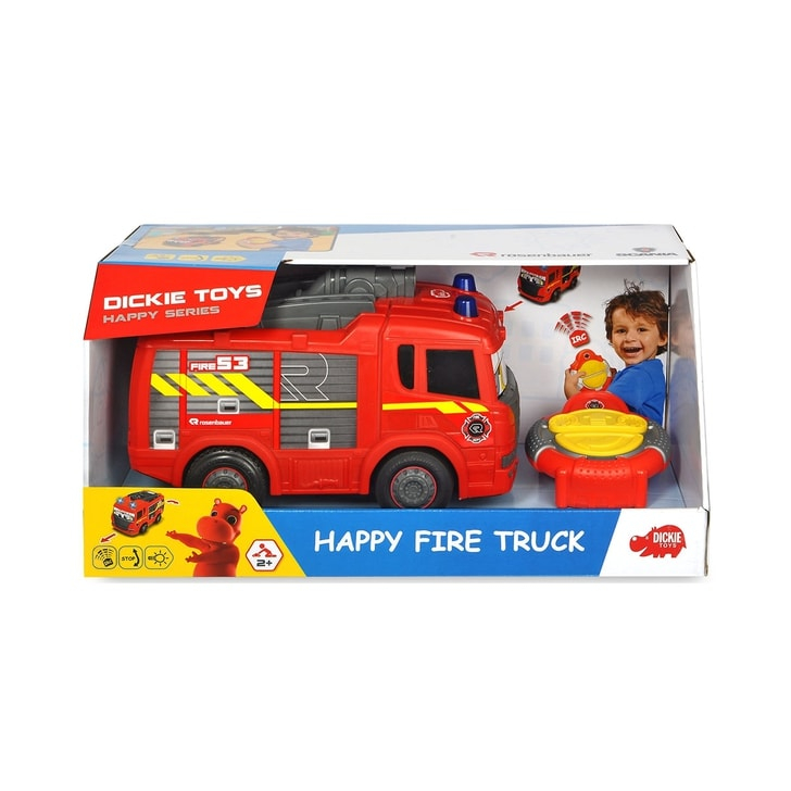 Masina de pompieri Dickie Toys Happy Fire Truck cu telecomanda