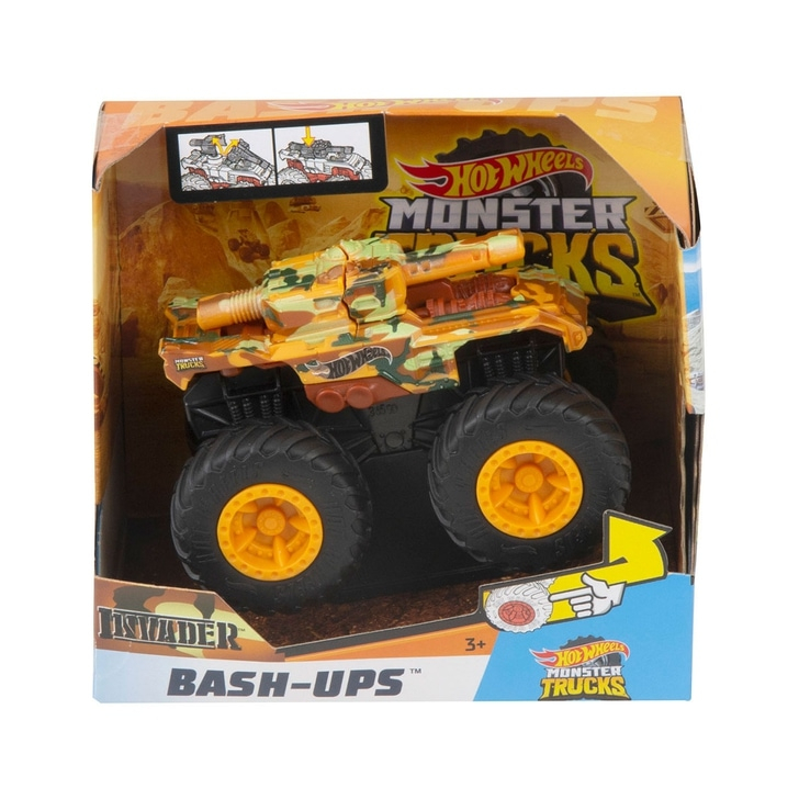 Masina Hot Wheels by Mattel Monster Trucks Invader