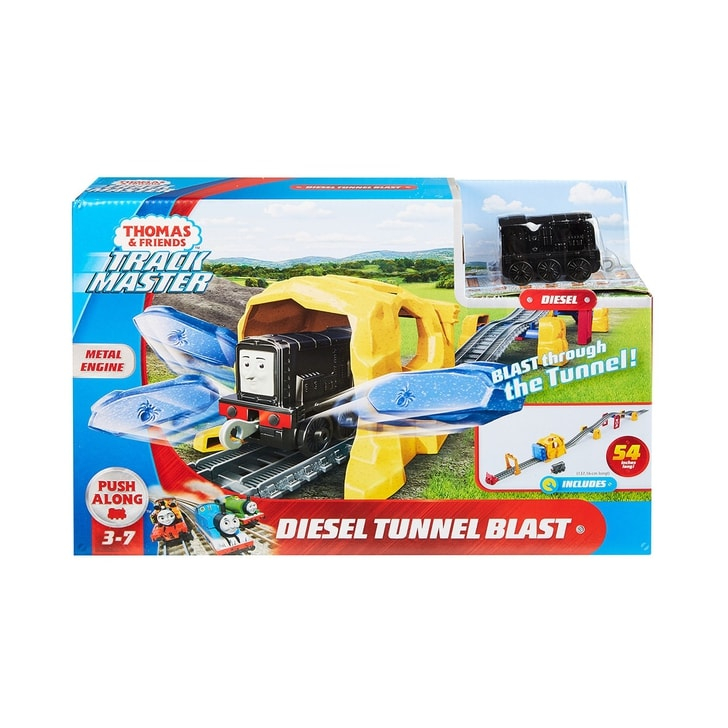 Set Fisher Price by Mattel Thomas and Friends Diesel Tunel Blast sina cu locomotiva