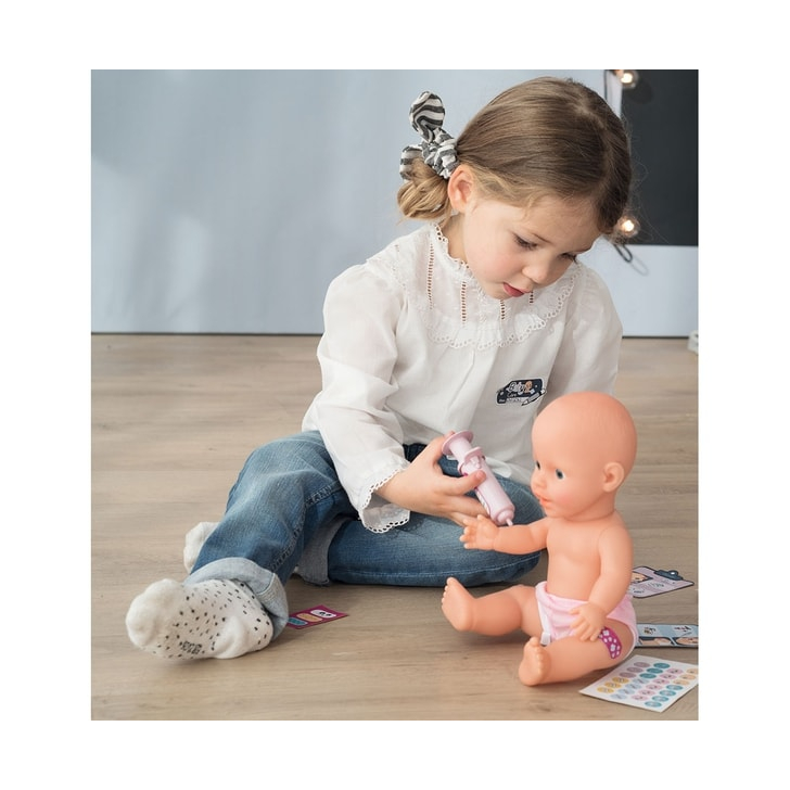 Centru de ingrijire pentru papusi Smoby Baby Care Center cu papusa si accesorii