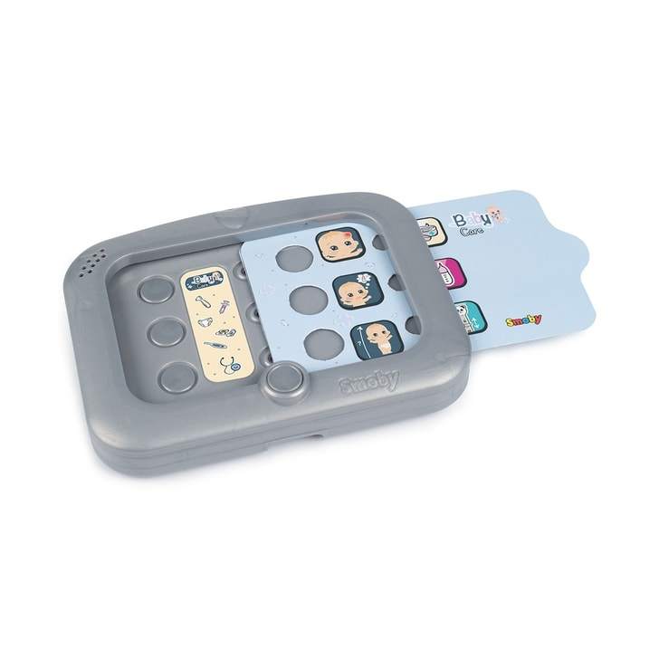 Centru de ingrijire pentru papusi Smoby Baby Care Center cu papusa si accesorii