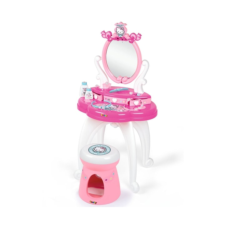 Jucarie Smoby Masuta de machiaj Hello Kitty Hairdresser 2 in 1