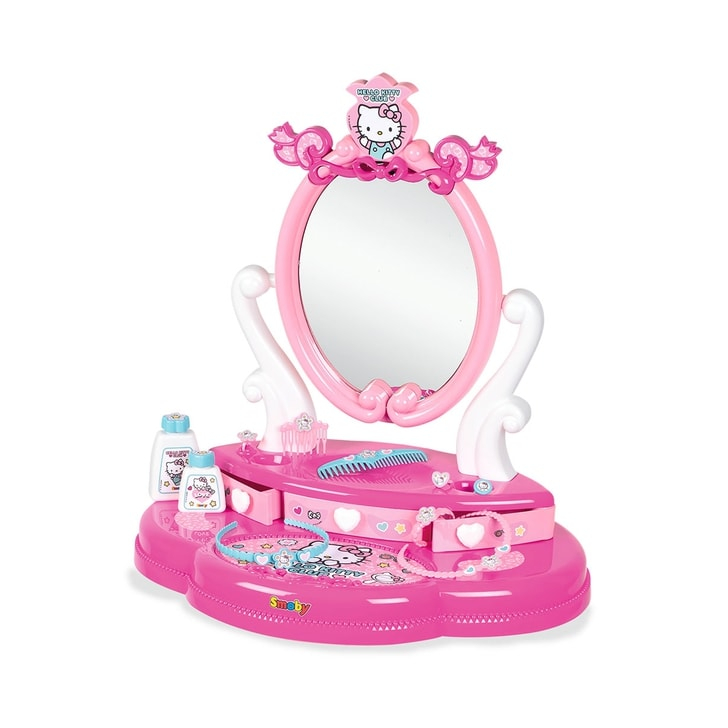 Jucarie Smoby Masuta de machiaj Hello Kitty Hairdresser 2 in 1